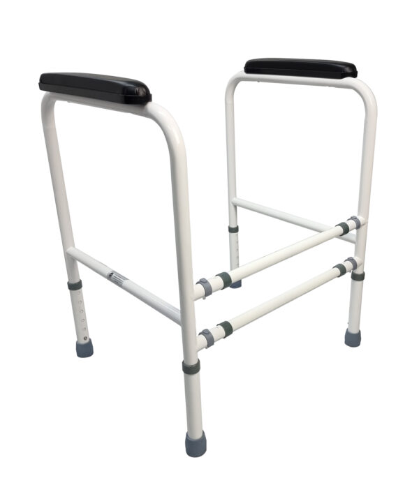 Over Toilet Aid Frame Adjustable Height and Width Easy to Fold