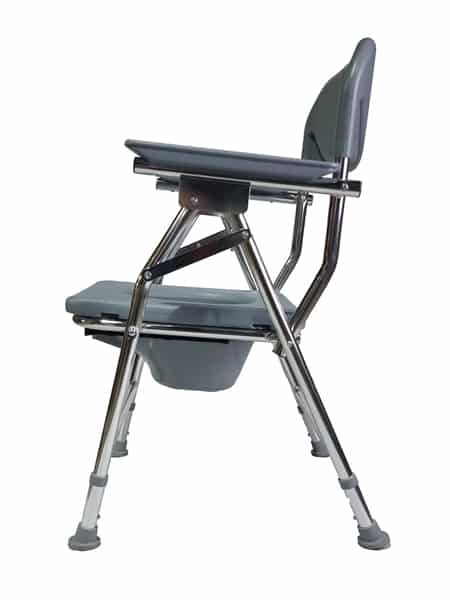 Adjustable Height Commode Chair for Shower Bath and Toilet