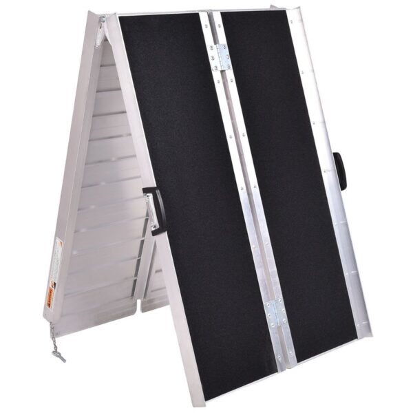 Folding Suitcase Ramp With Anti Slip Surface Wheelchair Step Access 300cm