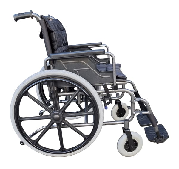 Bariatric Manual Wheelchair with Removable leg rests Foldable 180kg weight capacity