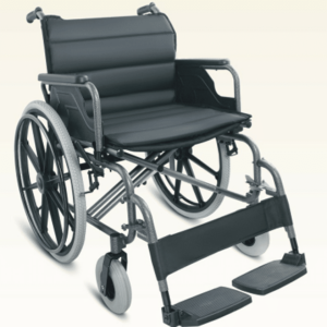 Bariatric Manual Wheelchair with Removable leg rests Foldable 180kg weight capacity