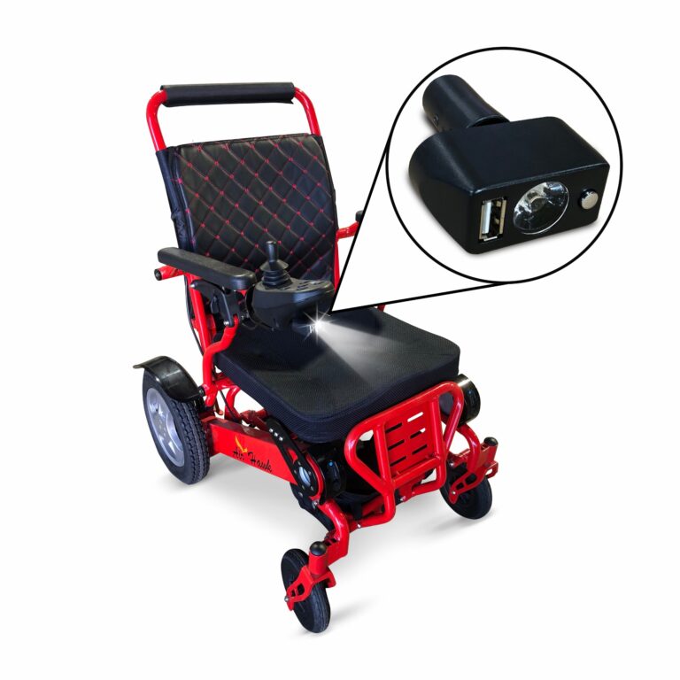 Wheelchair Torch light with USB for Electric Wheelchairs-Air Hawk and Falcon