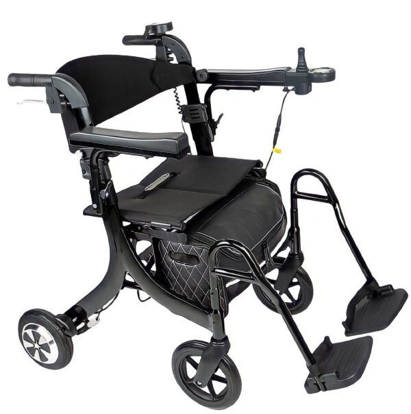 Power Rollator Aluminium Walking Frame with Corded Remote Control-The STELLAR