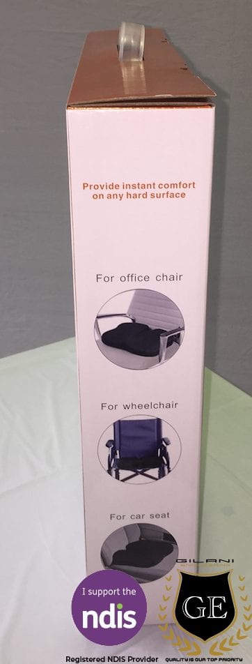 Foam Cushion Contoured Ergonomic for Car Seats Offices and Wheelchairs