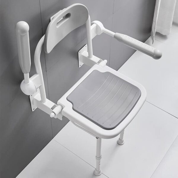 Wall Mounted Foldable Heavy-duty Shower Chair weight capacity 190kg