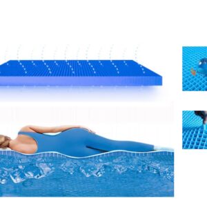 Support Gel Mattress Pad Cushion with Protective Cover