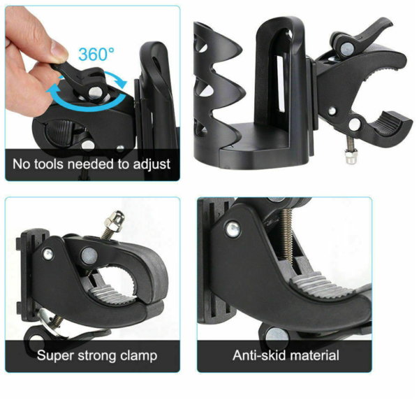 Cup Holder For Wheelchairs and Mobility Equipment