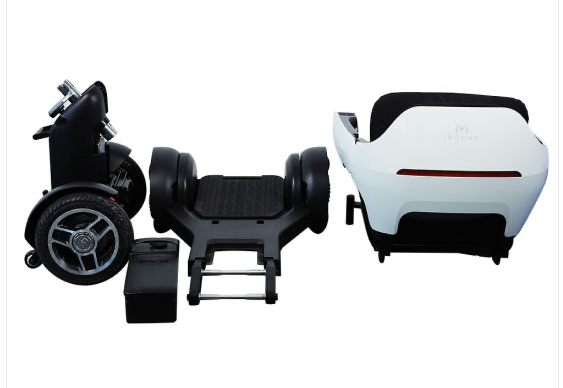 Electric Wheelchair Scooter With Unique Omnidirectional Wheels with Remote control-IGET1