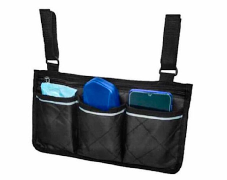 Wheelchair Side Multifunctional Armrest Organiser Bag