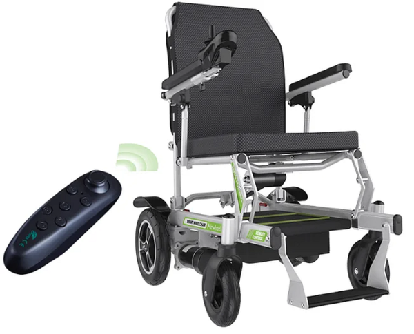 Automatic Smart Airwheel H3PC Electric Wheelchair with Swinging Footrest for Easy Access