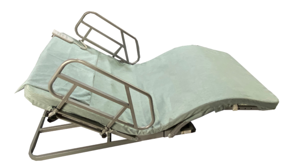 Electric Single Mattress with Adjustable Backrest with Side rails