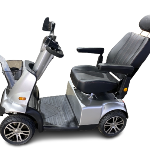 Electric Mobility Scooter 4 Wheel with 180KG Load Capacity-MINIAUTO - Silver