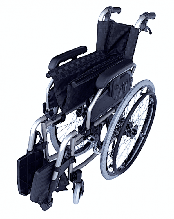 Multi Adjustable Lightweight Manual Push wheelchair Folding with anti flat wheels- COMPLETE-PUSHCHAIR
